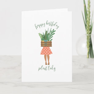 Happy Birthday Plant Lady Card