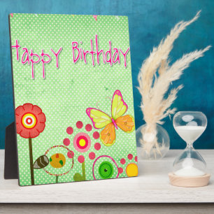 Happy Birthday Plaque