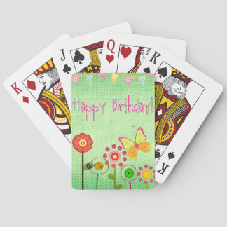 Happy Birthday Playing Cards