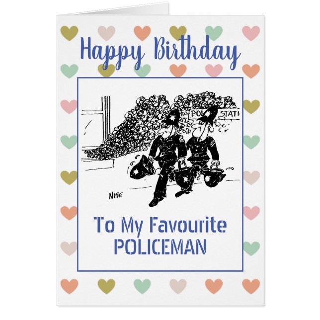Happy Birthday Policeman (Front)