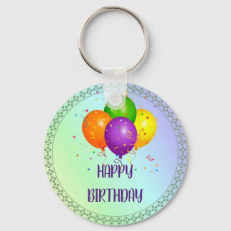 Happy Birthday, popular design, Key Ring