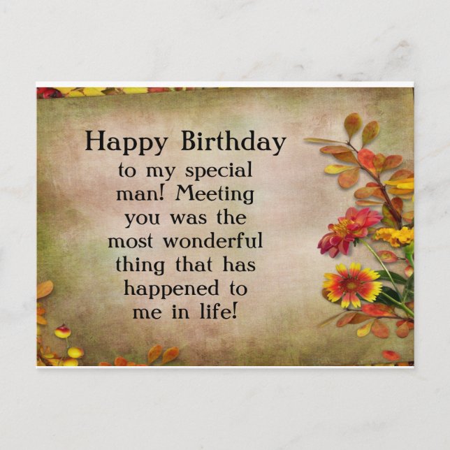 Happy Birthday post card (Front)