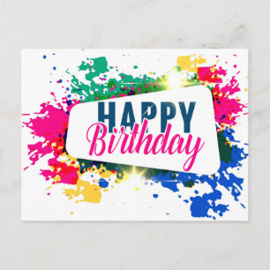 Happy Birthday Postcard
