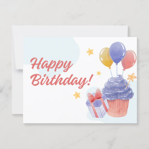 HAPPY BIRTHDAY POSTCARD