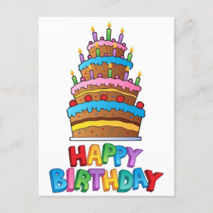 Happy birthday- postcard