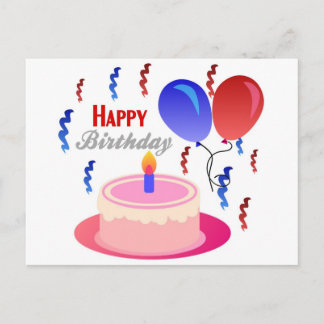 Happy Birthday Postcard