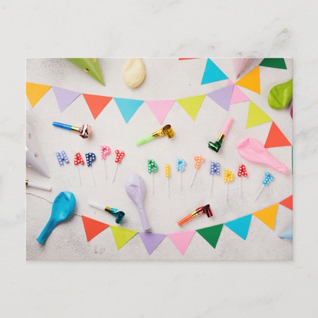 HAPPY BIRTHDAY POSTCARD (Front)