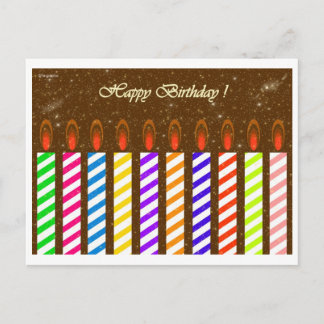 Happy Birthday ! Postcard