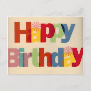 Happy Birthday Postcard