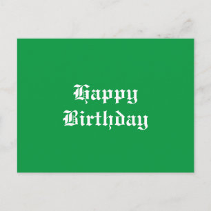 Happy Birthday Postcard