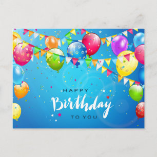 Happy Birthday Postcard