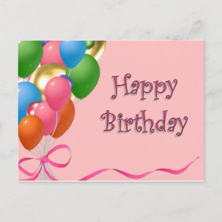 Happy Birthday Postcard