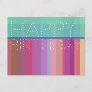 Happy Birthday Postcard