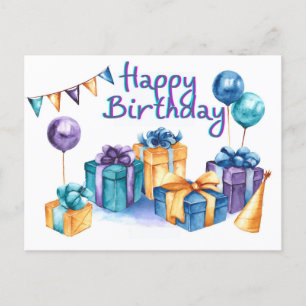 Happy Birthday  Postcard