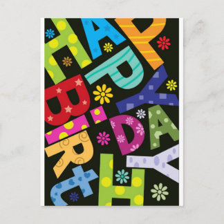Happy Birthday Postcard