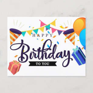 Happy Birthday Postcard
