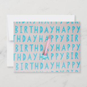 HAPPY BIRTHDAY POSTCARD