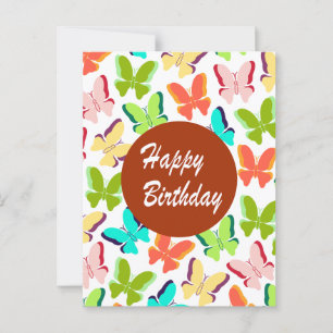 Happy Birthday Postcard