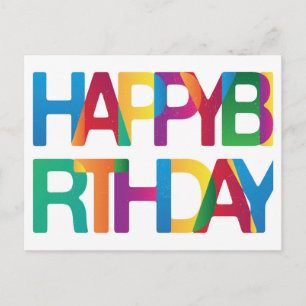 Happy Birthday Postcard