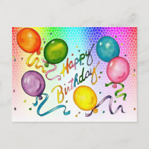 Happy Birthday - Postcard
