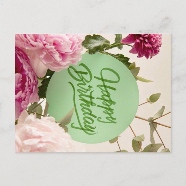 HAPPY BIRTHDAY POSTCARD (Front)