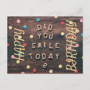 Happy Birthday Postcard