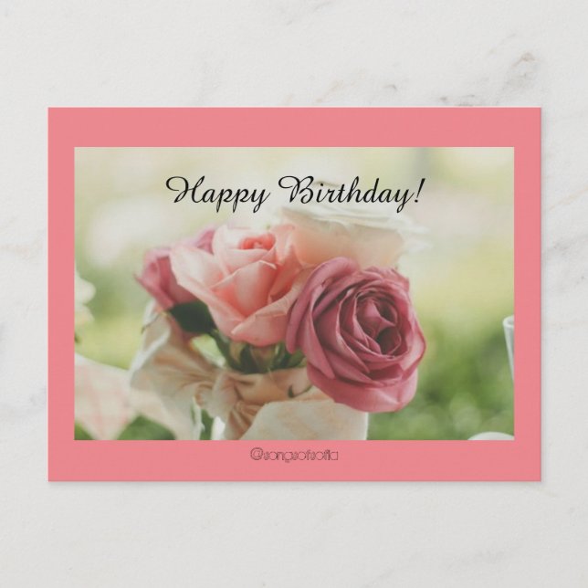 Happy Birthday! Postcard (Front)