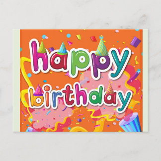 Happy Birthday Postcard