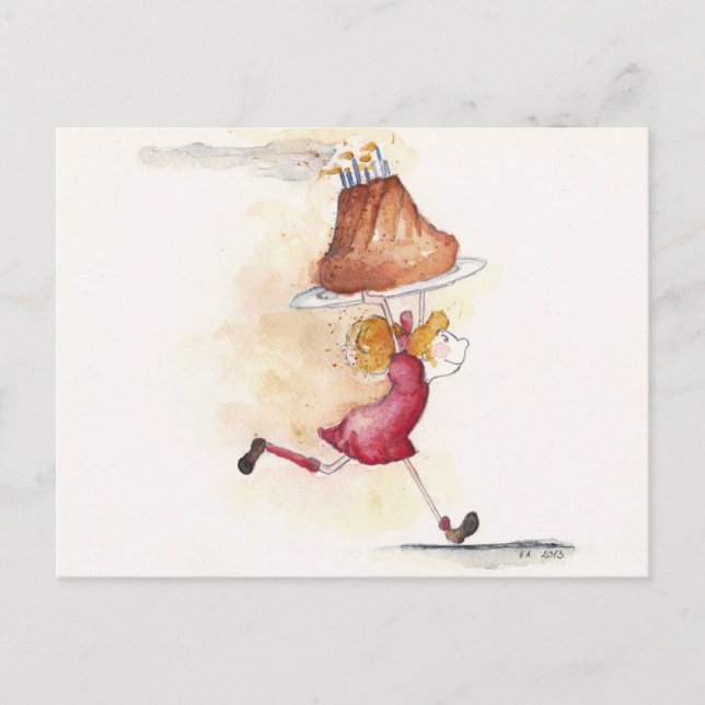 Happy birthday postcard (Front)