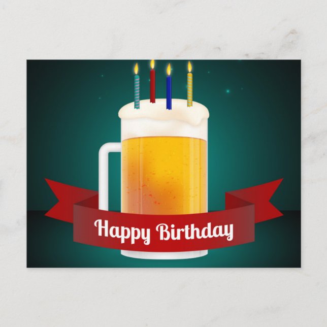 happy birthday postcard (Front)