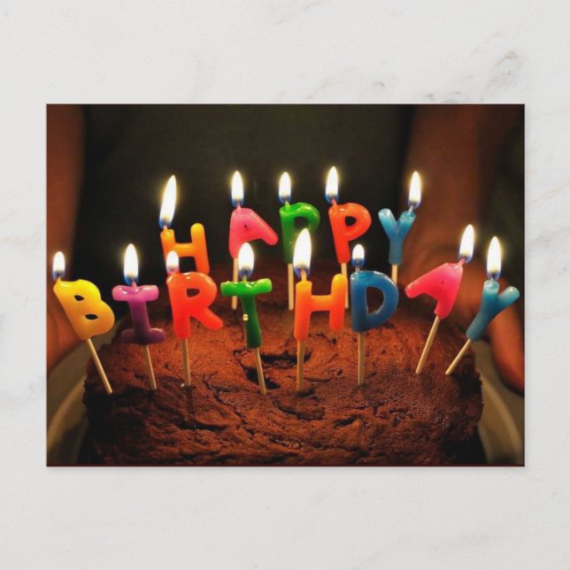 Happy Birthday Postcard (Front)