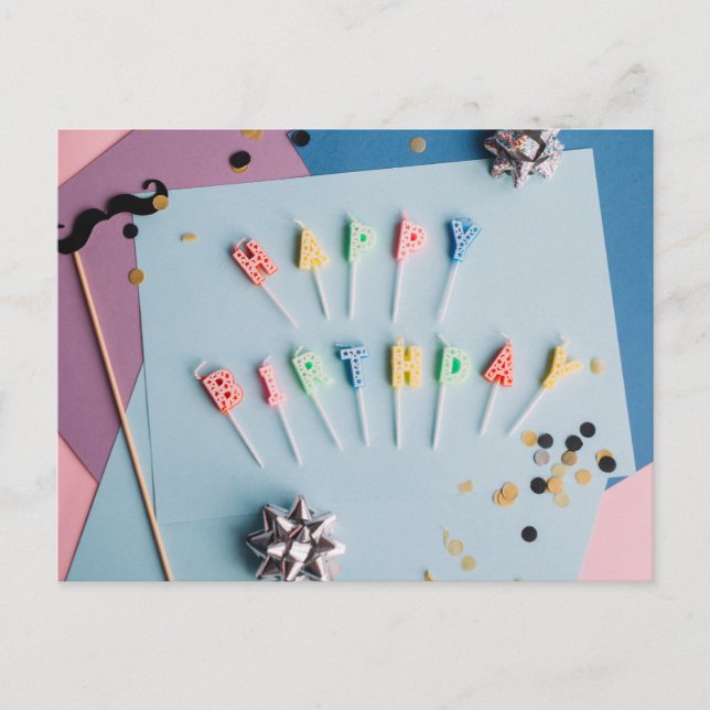 Happy Birthday Postcard (Front)