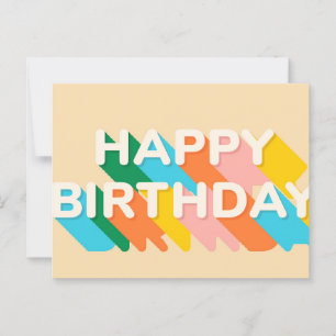 HAPPY BIRTHDAY POSTCARD