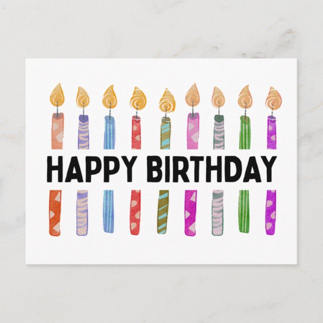 HAPPY BIRTHDAY POSTCARD (Front)