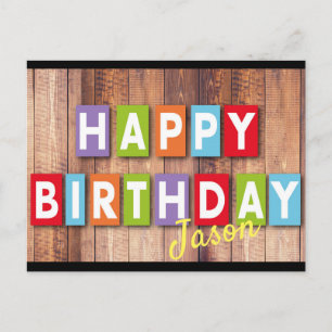 Happy Birthday Postcard