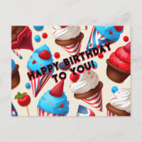 Happy Birthday Postcard