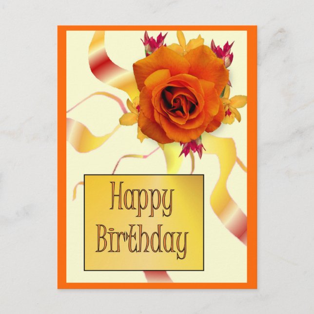 Happy Birthday Postcard (Front)