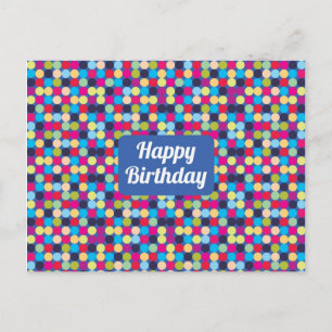 Happy Birthday - Postcard