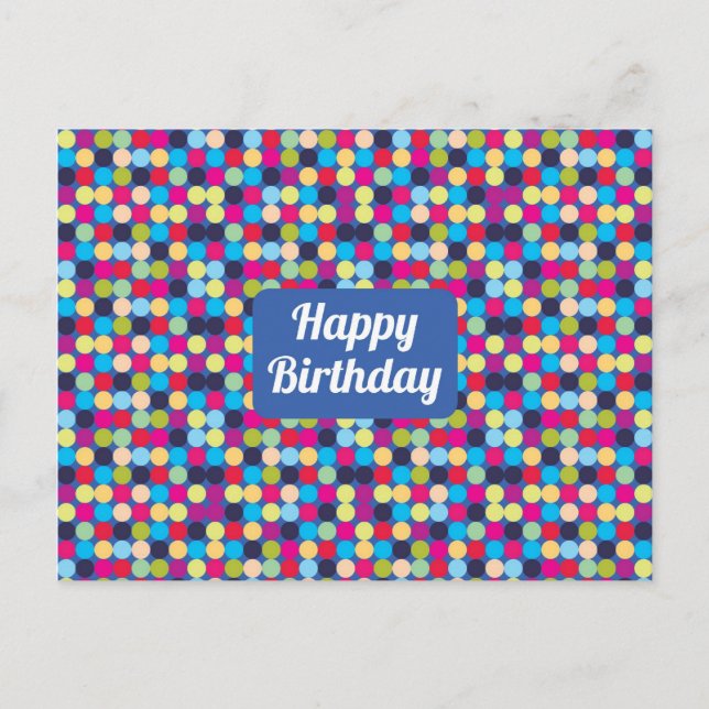 Happy Birthday  - Postcard (Front)