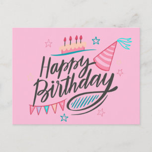 Happy Birthday Postcard