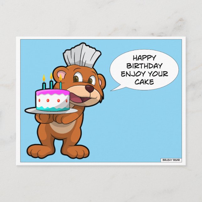 Happy birthday postcard for dentists (Front)