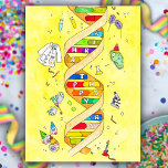 Happy Birthday postcard for science nerds<br><div class="desc">A unique greeting card for scientists,  biology students or science nerds!</div>