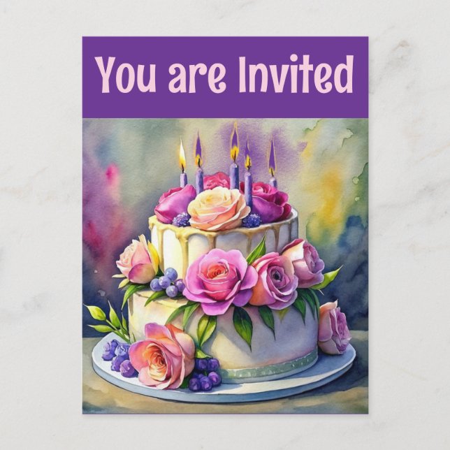 Happy birthday postcards (Front)