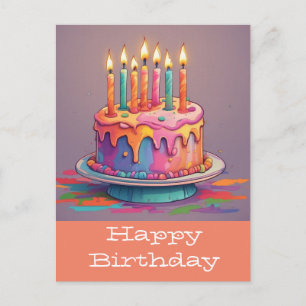 Happy birthday postcards