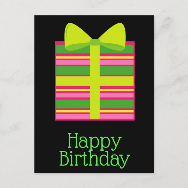 Happy birthday postcards (Front)