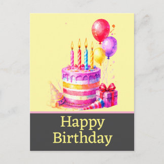 Happy birthday postcards