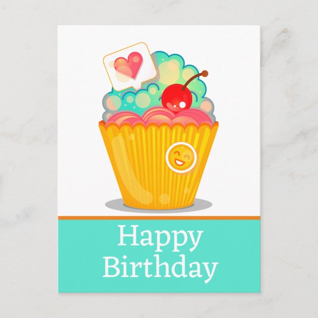 Happy birthday postcards (Front)