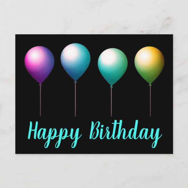 Happy birthday postcards (Front)