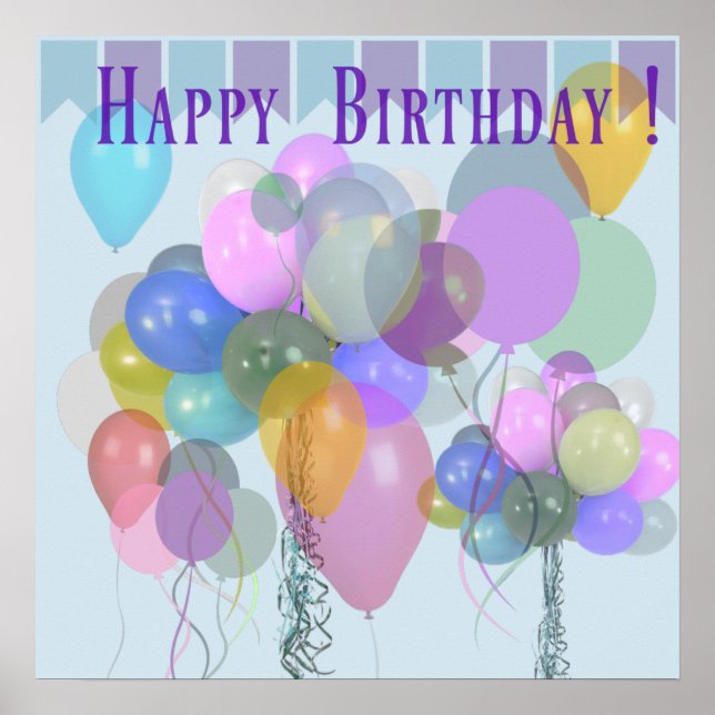 Happy Birthday Poster (Front)