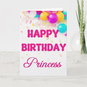 Happy Birthday Princess Card